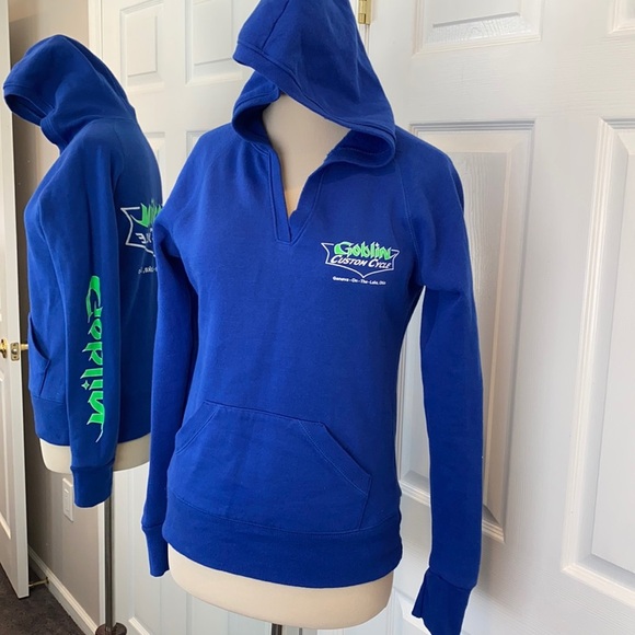 XS Fleece Hoodie Goblin Custom Cycle GOTL - Picture 2 of 2